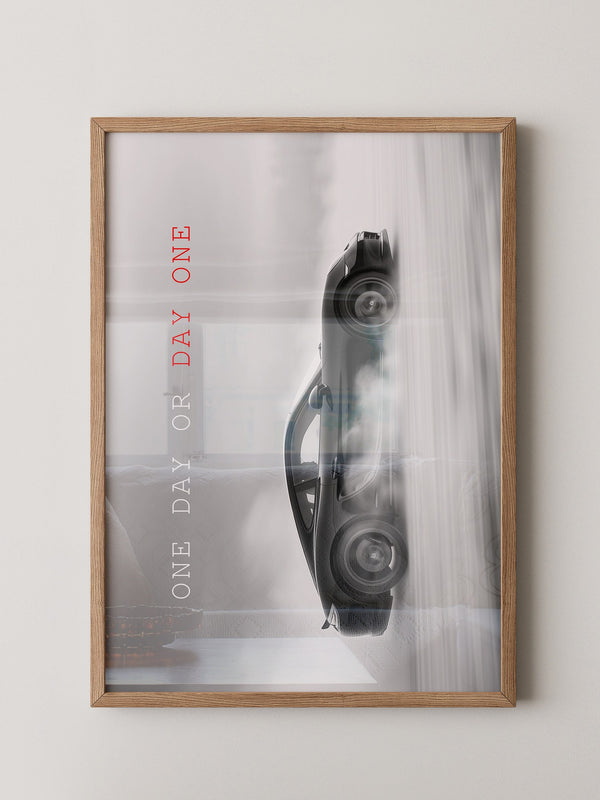 Sportwagen Seitenansicht Rauchoptik