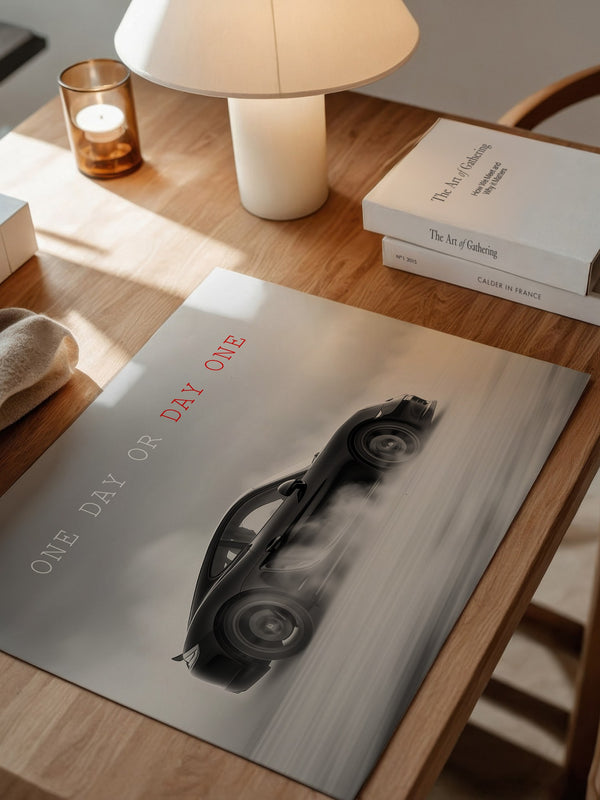 Sportwagen Seitenansicht Rauchoptik