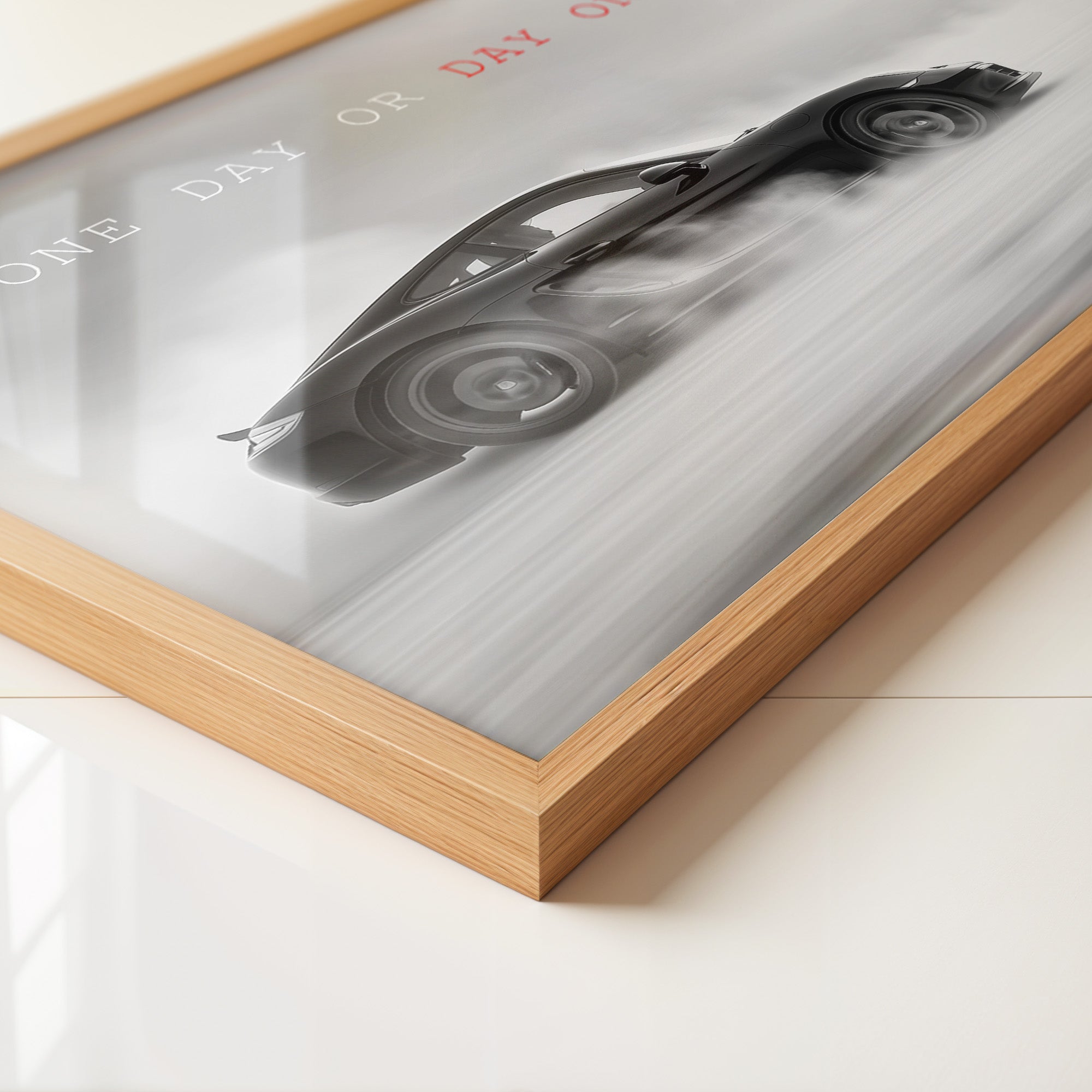 Sportwagen Seitenansicht Rauchoptik