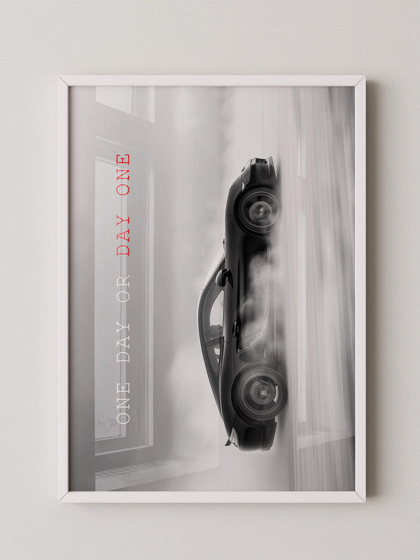 Sportwagen Seitenansicht Rauchoptik