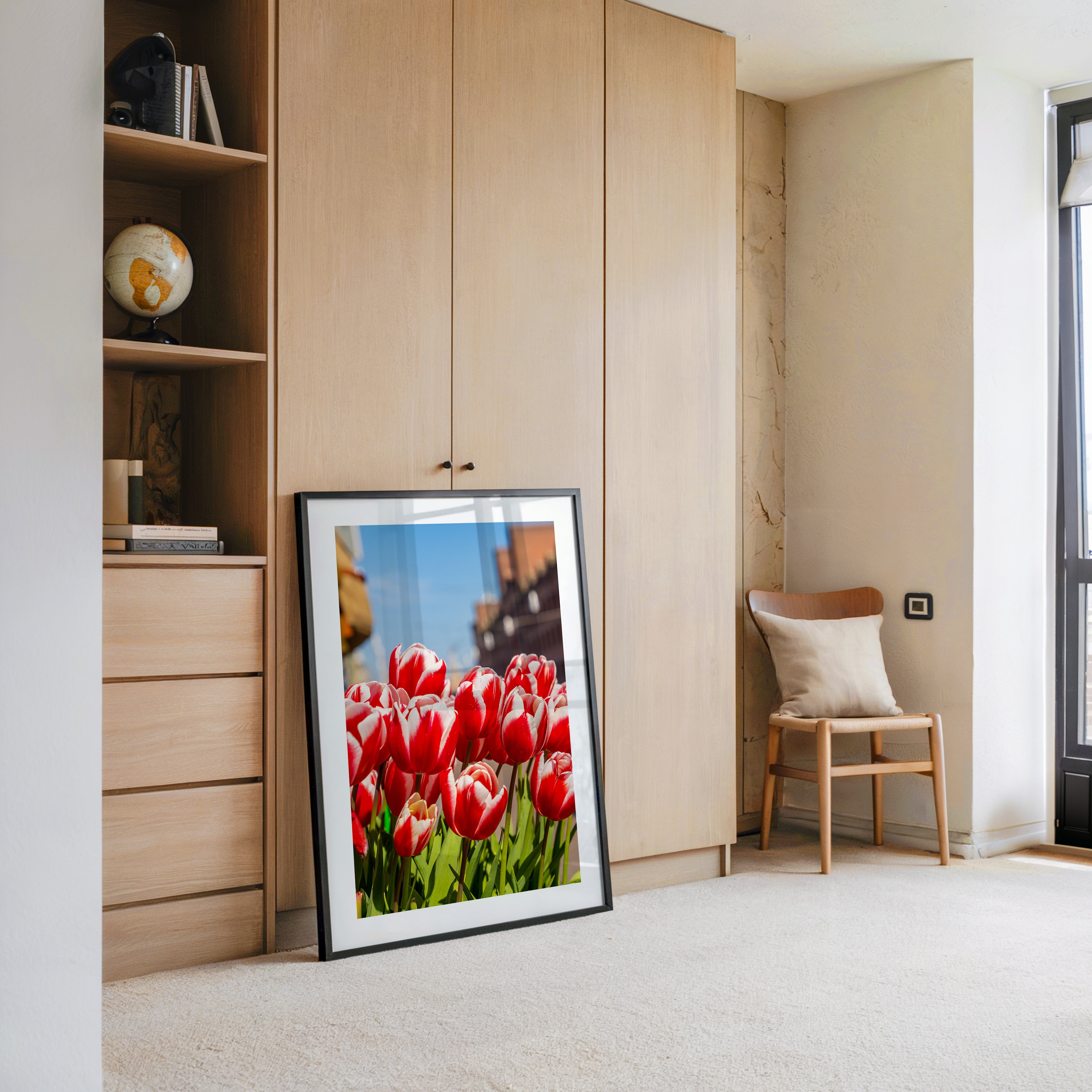 Tulpen frühlingshaft Straße