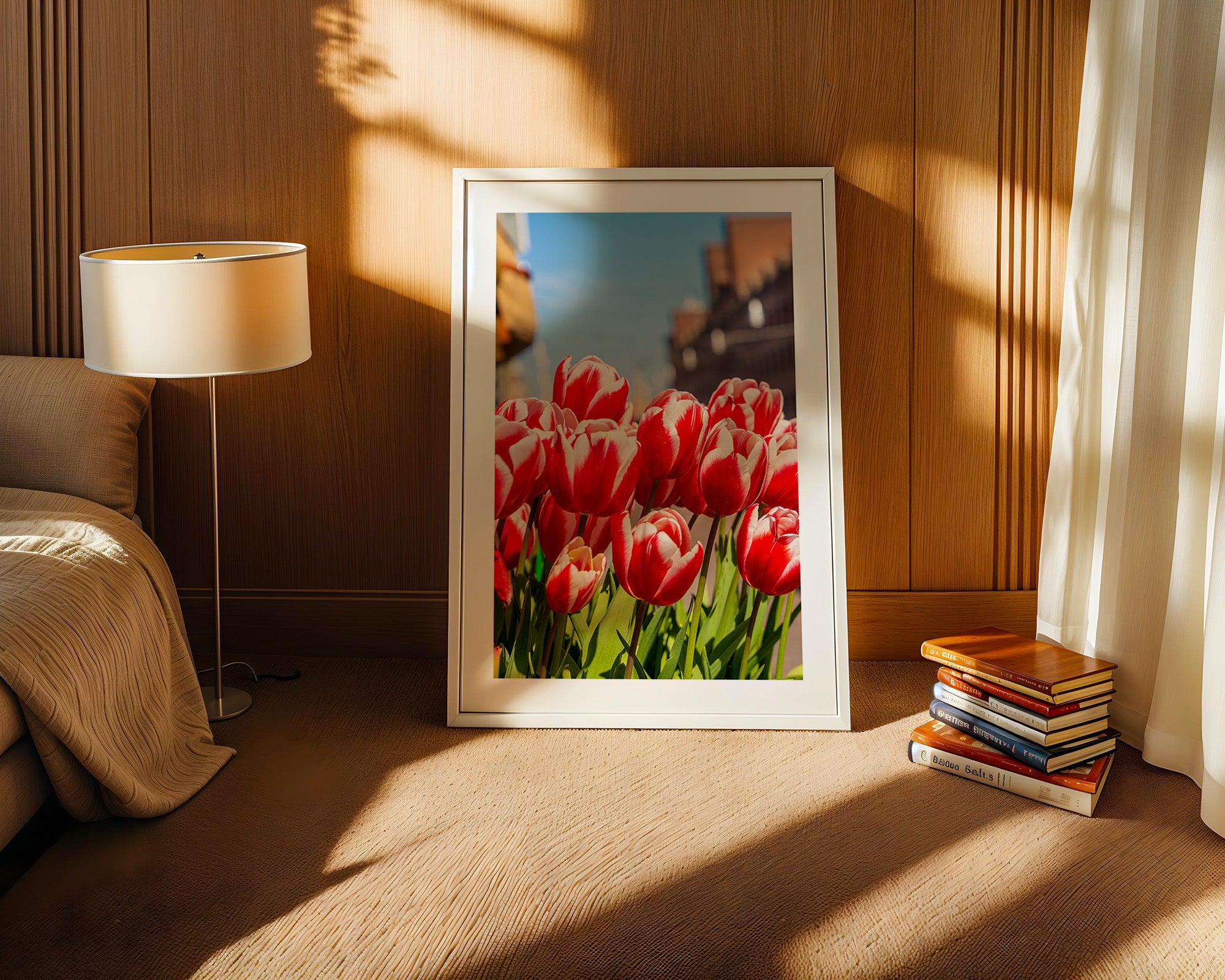 Tulpen frühlingshaft Straße