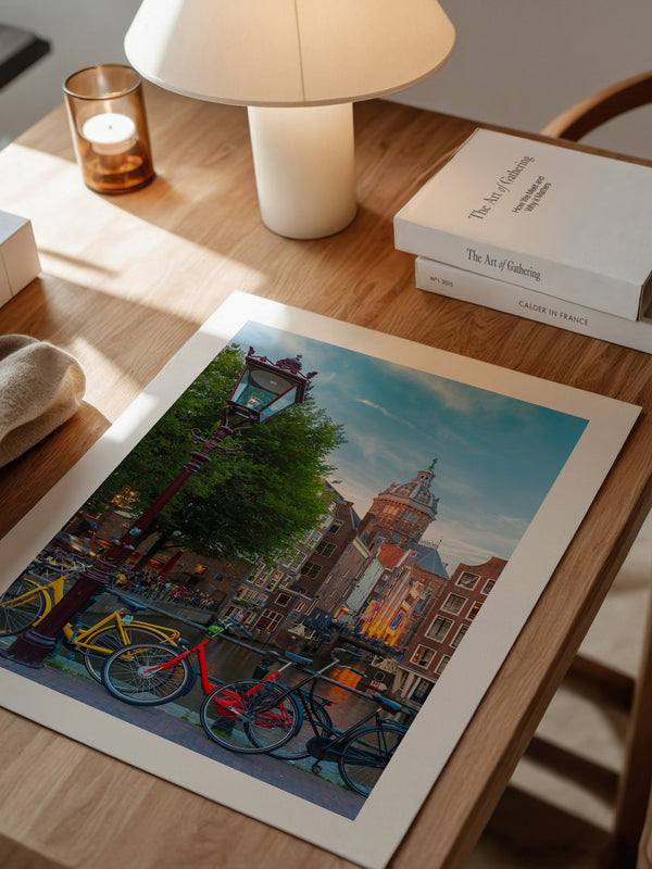 Amsterdam Fahrräder Kanalabend