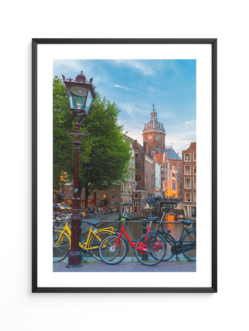 Amsterdam Fahrräder Kanalabend