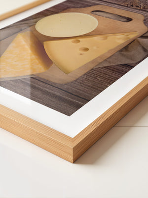 Käse-Trio – Rustikale Food-Fotografie