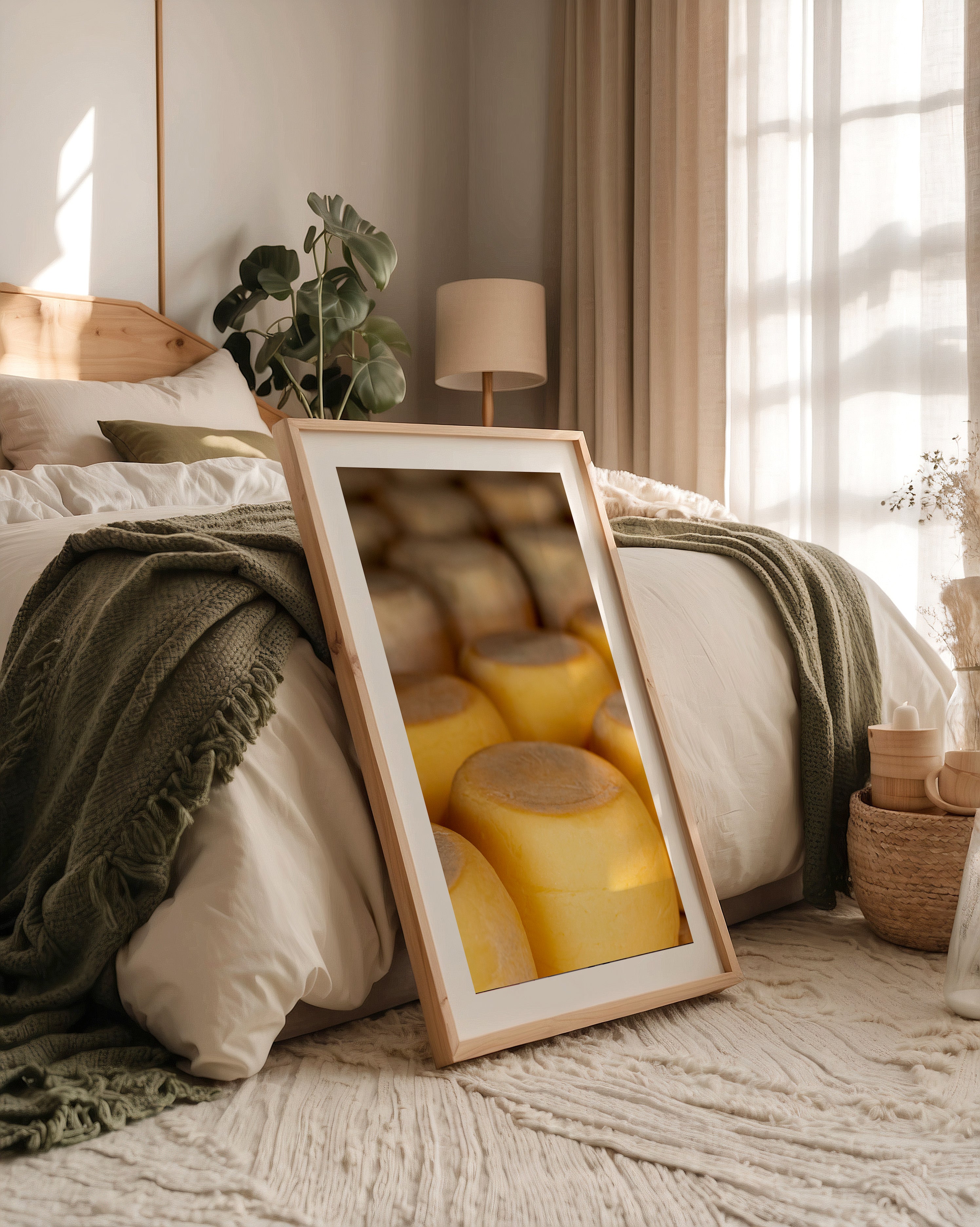 Käseräder warmes Licht