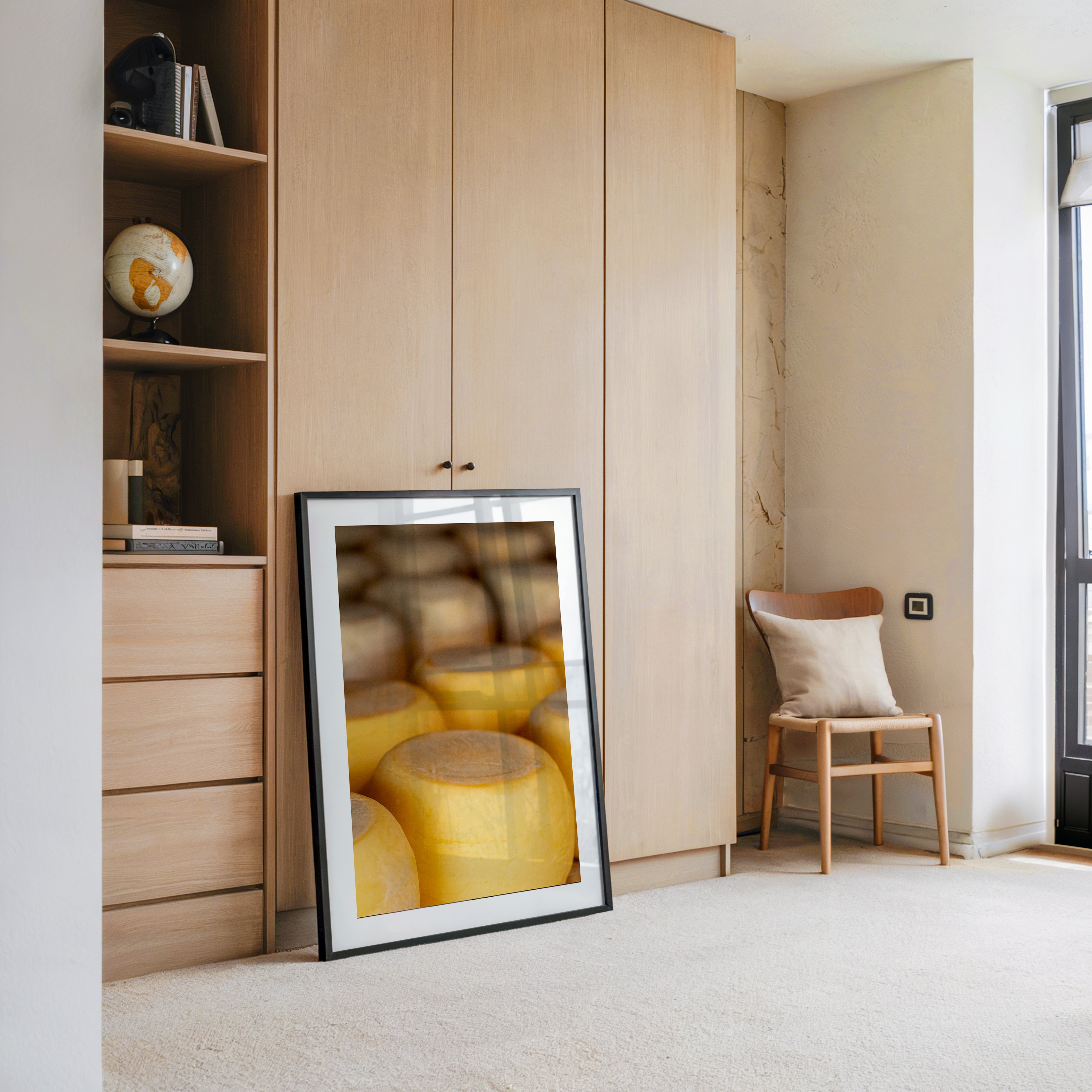 Käseräder warmes Licht