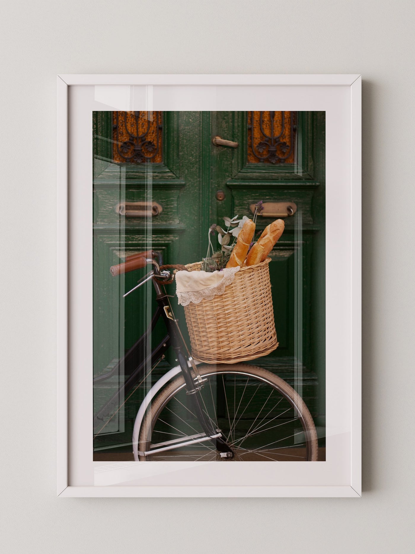 Fahrradkorb Baguettes Vintage Charme