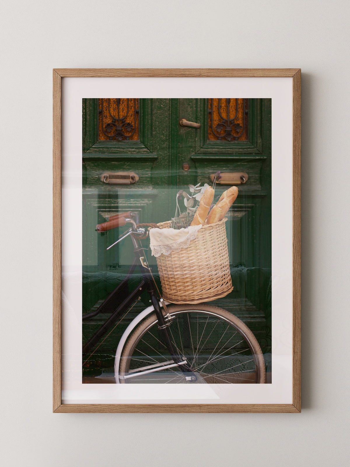 Fahrradkorb Baguettes Vintage Charme