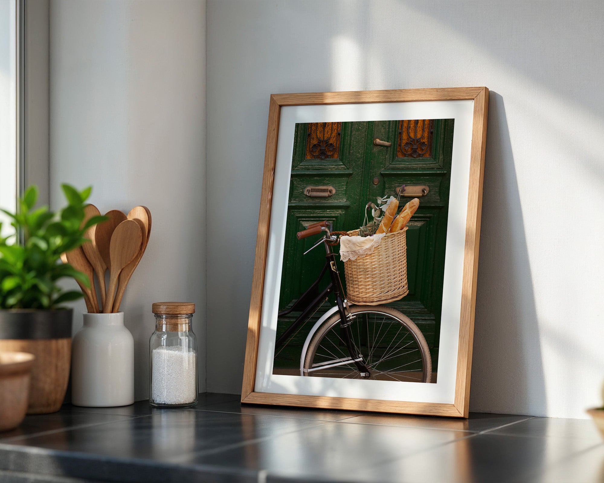 Fahrradkorb Baguettes Vintage Charme