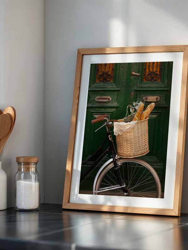 Fahrradkorb Baguettes Vintage Charme