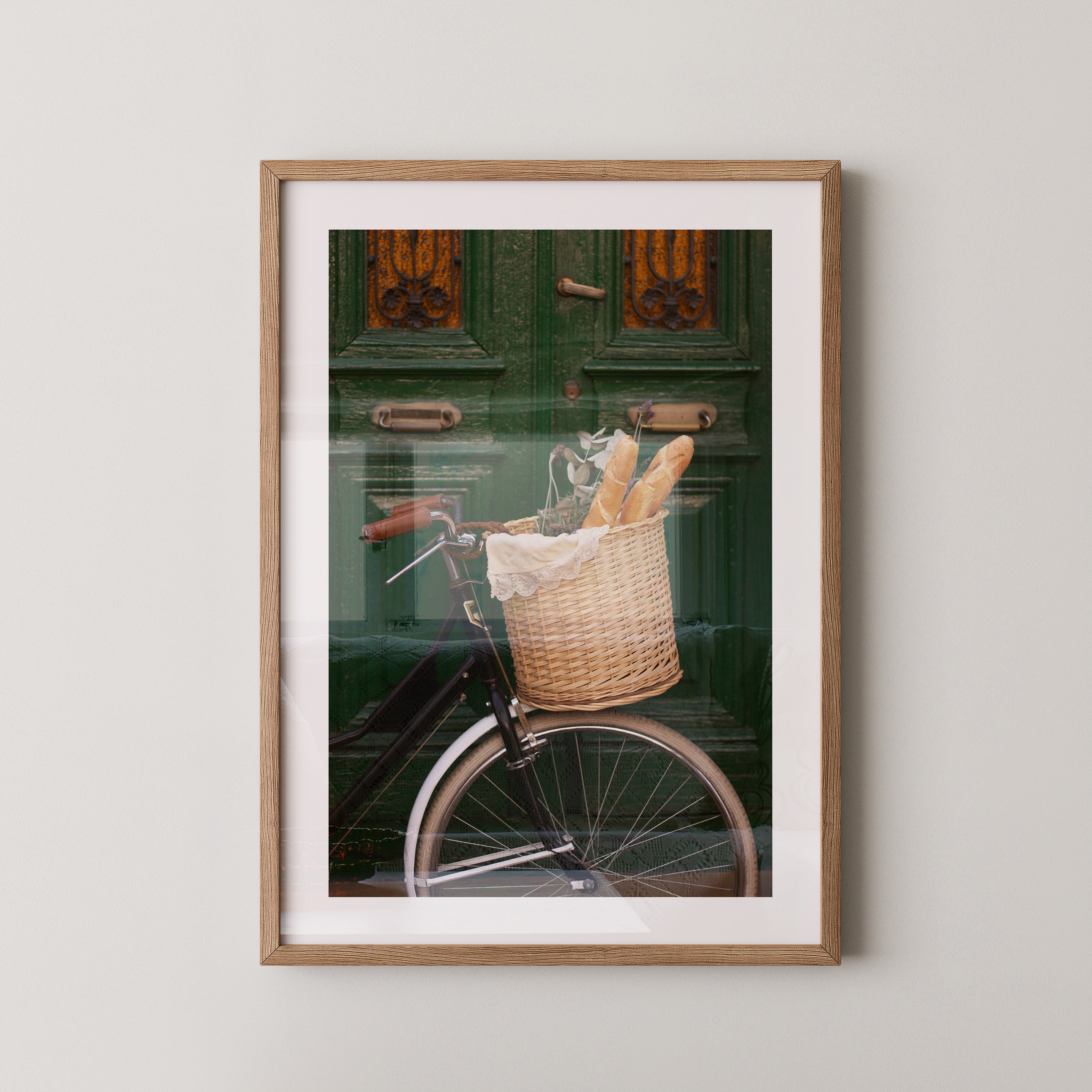 Fahrradkorb Baguettes Vintage Charme