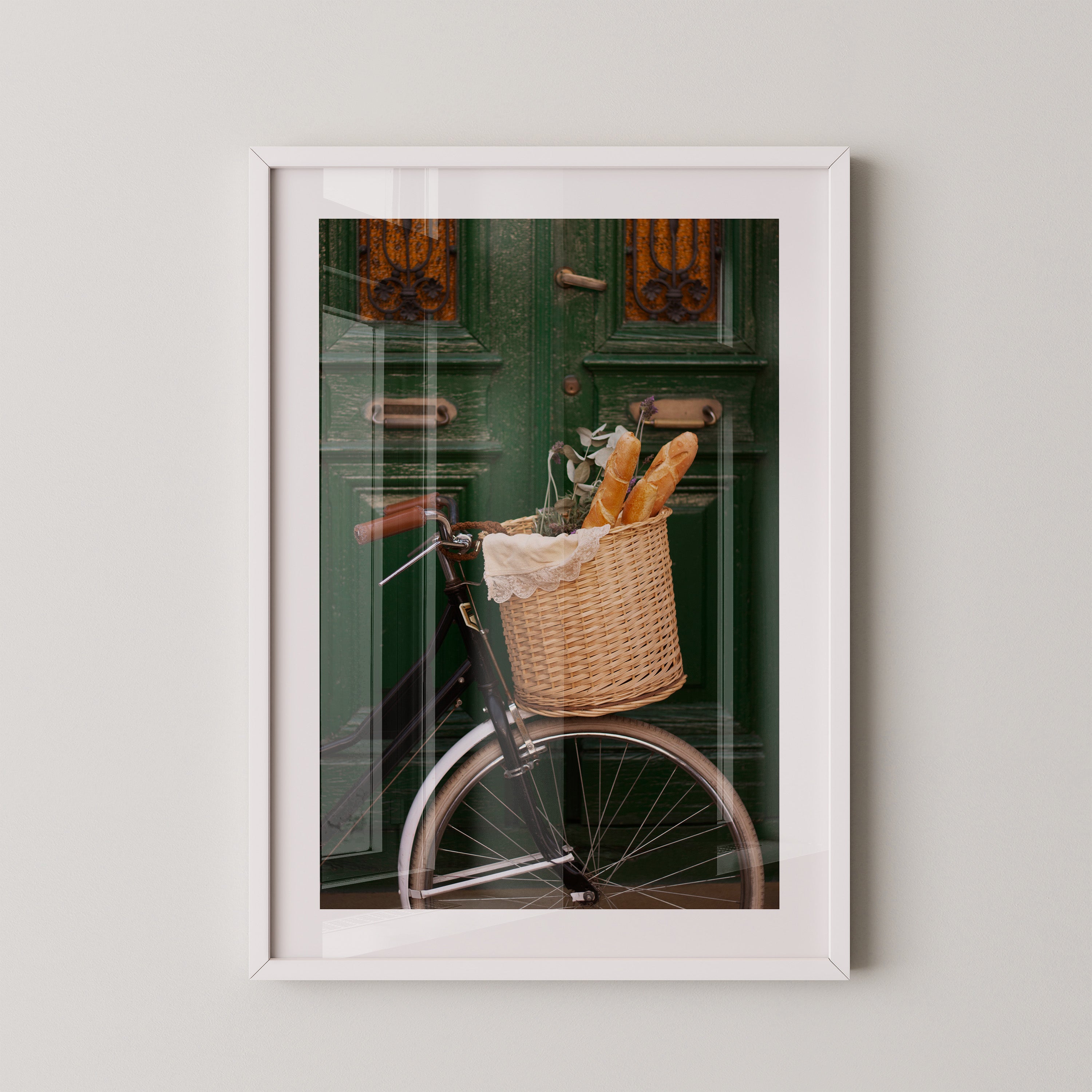 Fahrradkorb Baguettes Vintage Charme