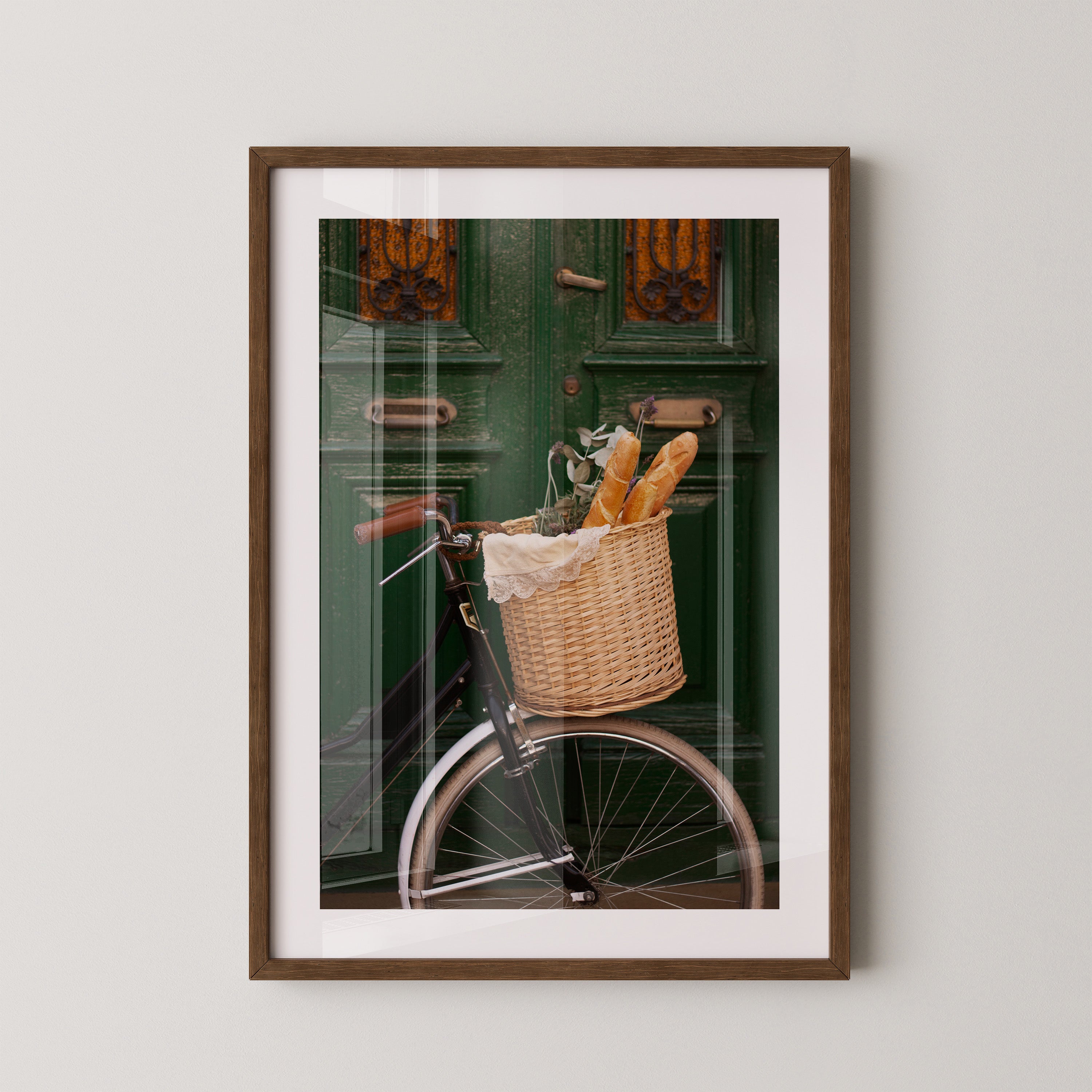 Fahrradkorb Baguettes Vintage Charme