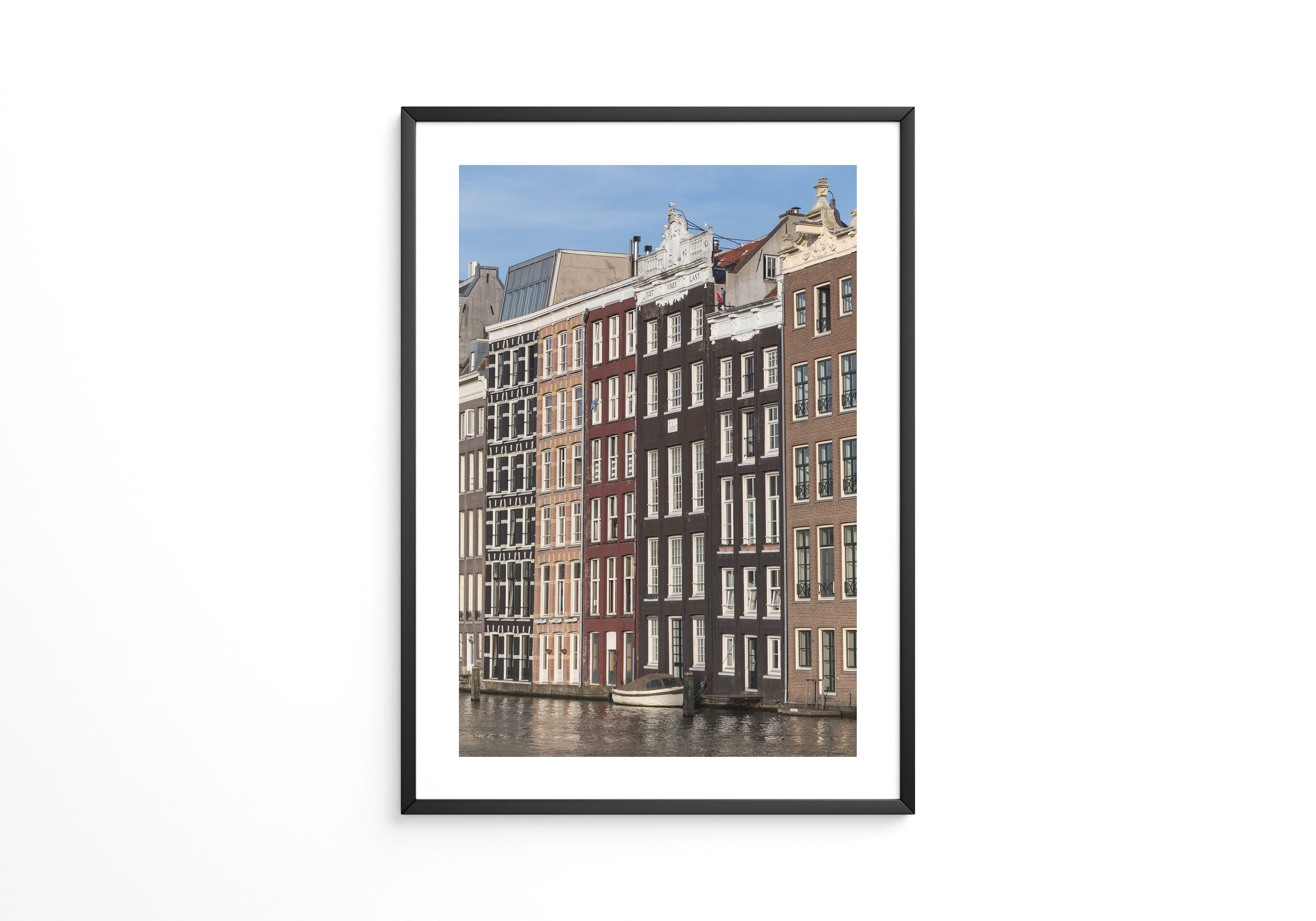 Grachtenhäuser Spiegelung Wasser