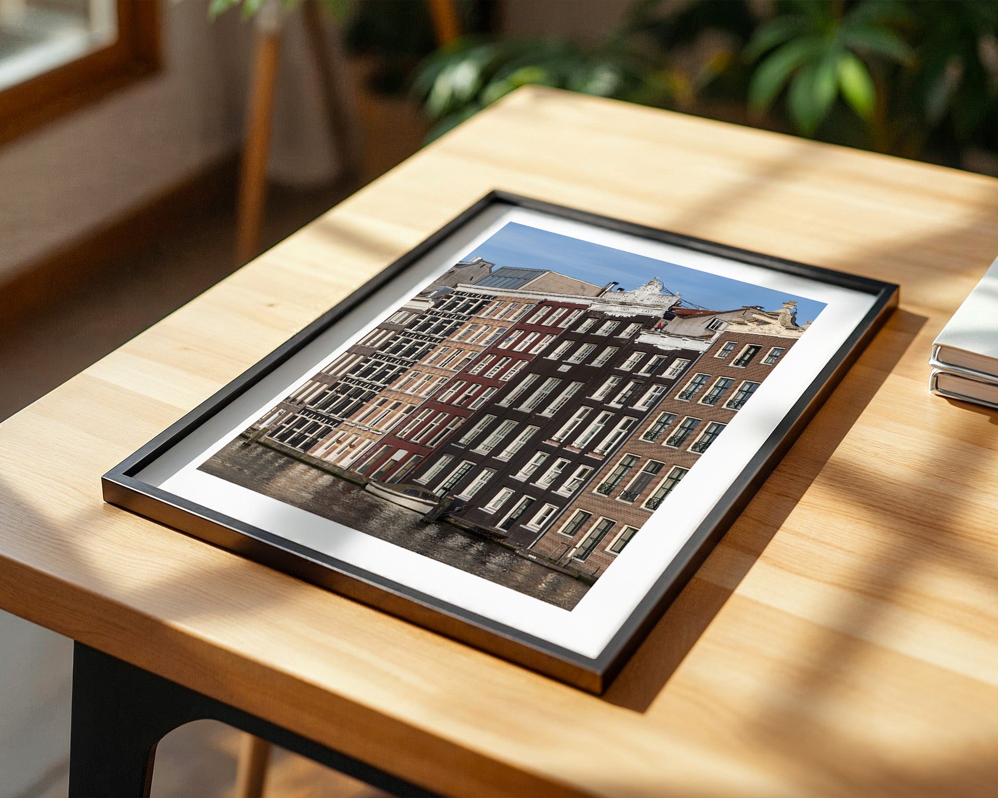 Grachtenhäuser Spiegelung Wasser