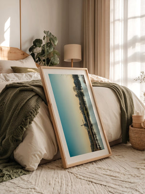 Windmühle See Stimmungslicht