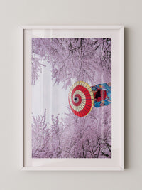 Kirschblüten Kimono Schirm Farben