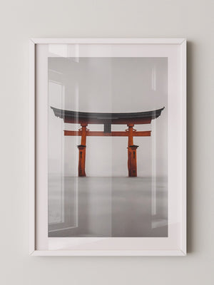 Torii im Nebel Meer