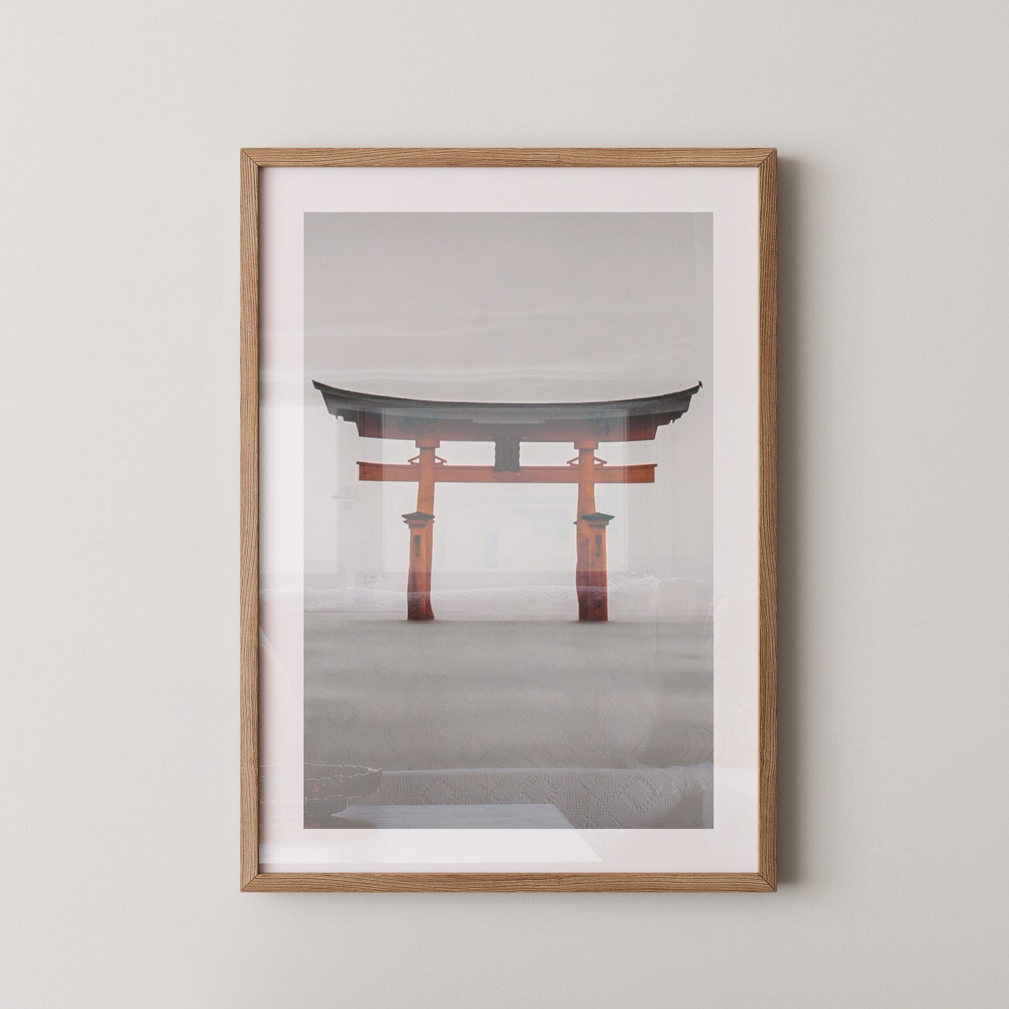 Torii im Nebel Meer