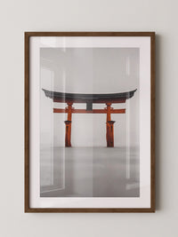 Torii im Nebel Meer