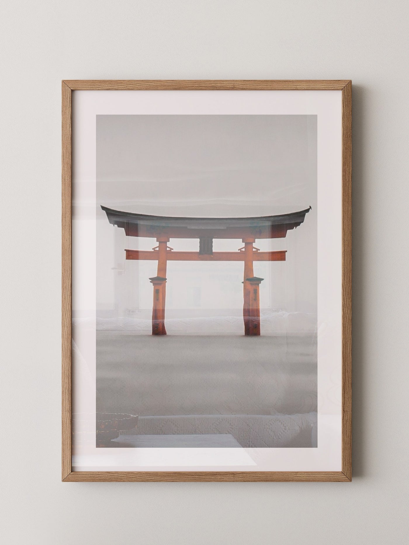 Torii im Nebel Meer