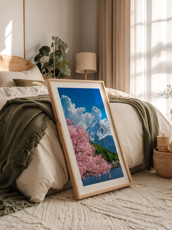 Kirschblüten Berglandscape