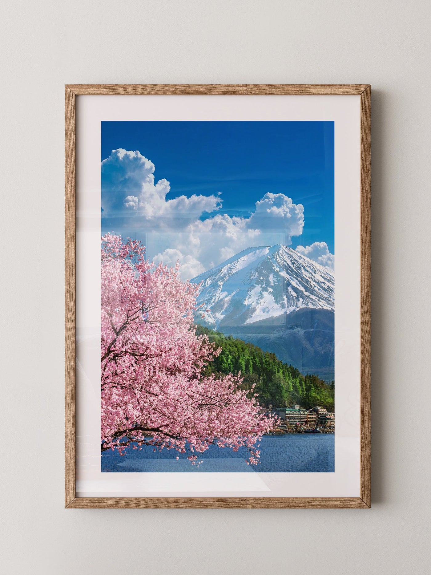 Kirschblüten Berglandscape