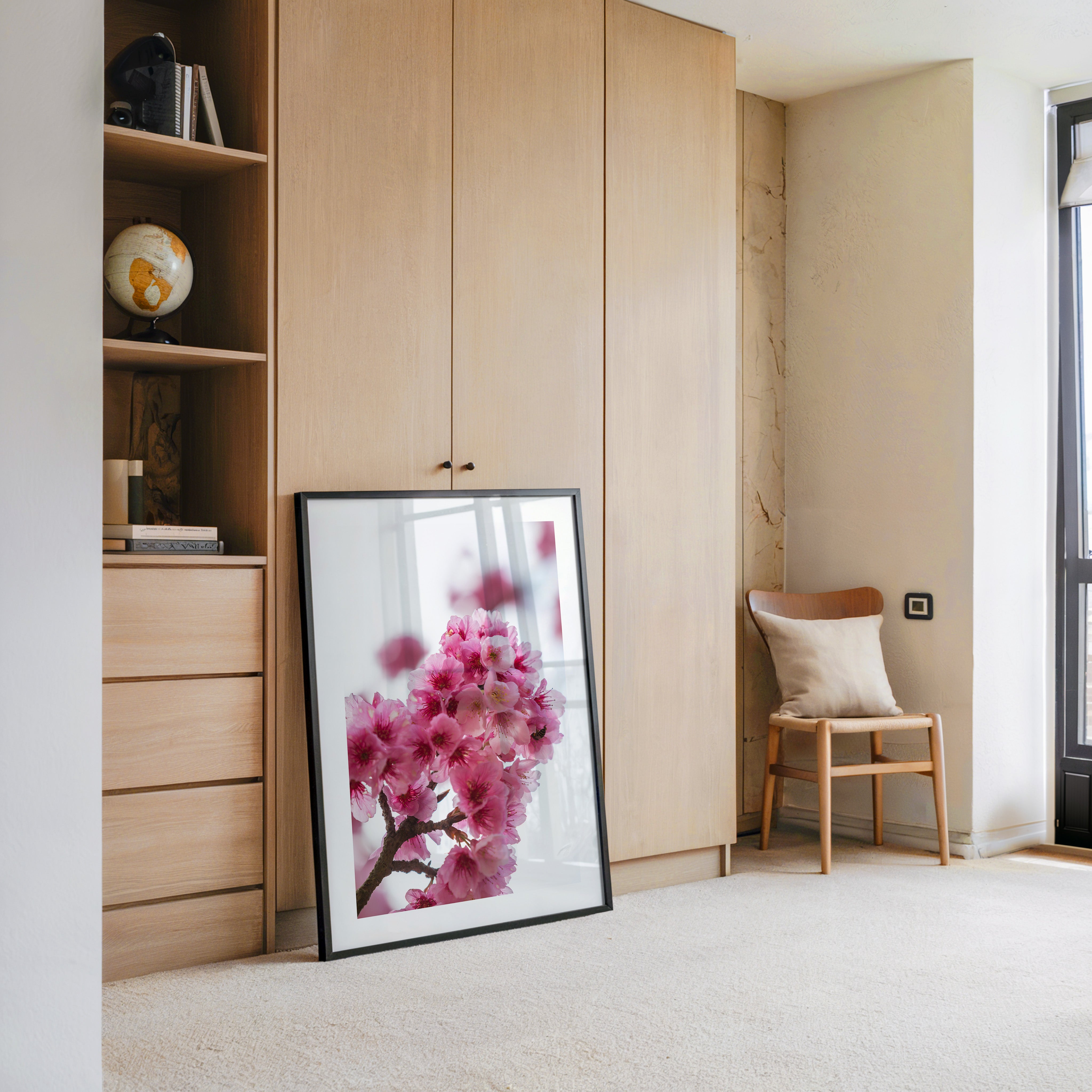 Kirschblüten Makro rosa