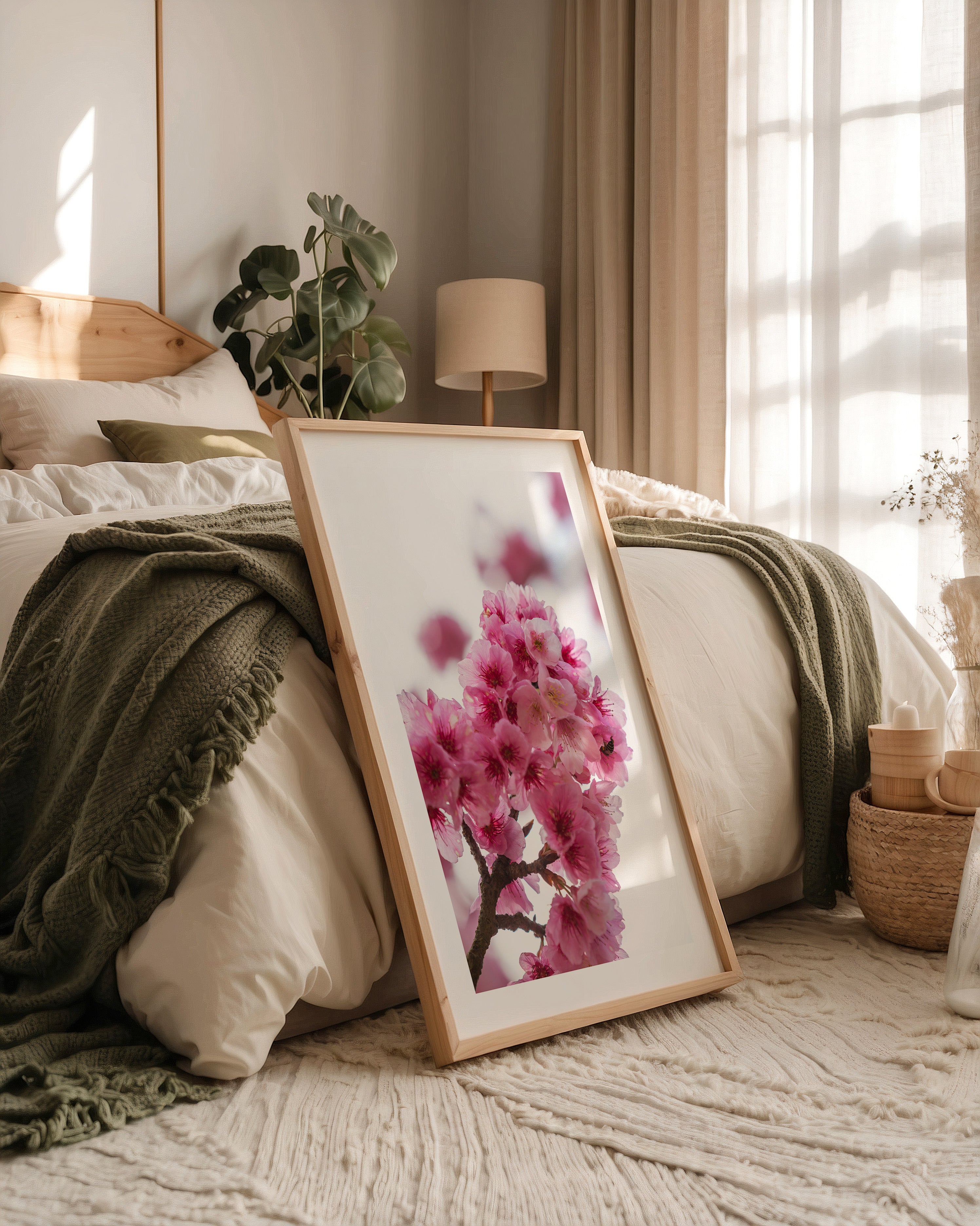 Kirschblüten Makro rosa