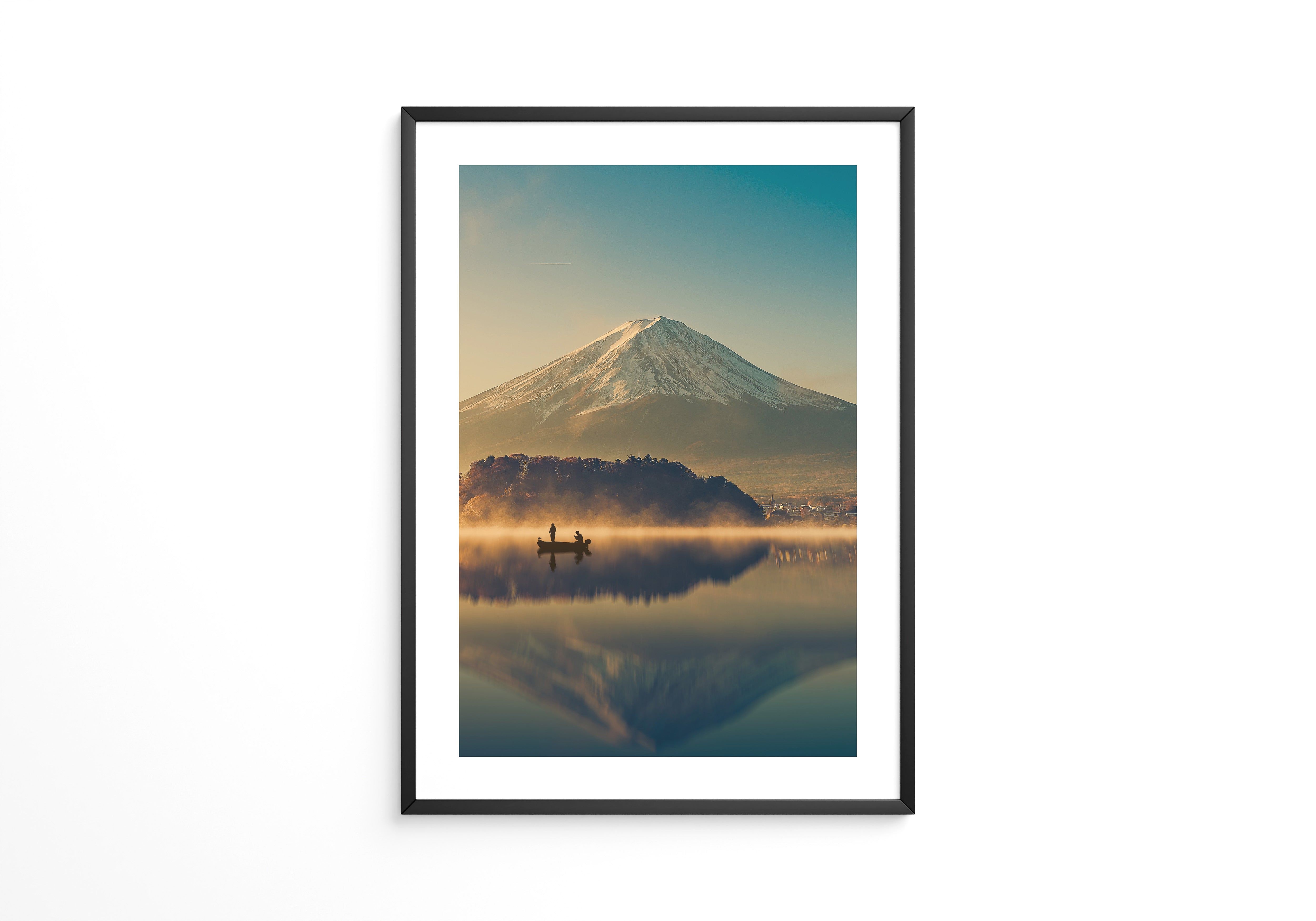 Fischer Boot Bergnebel