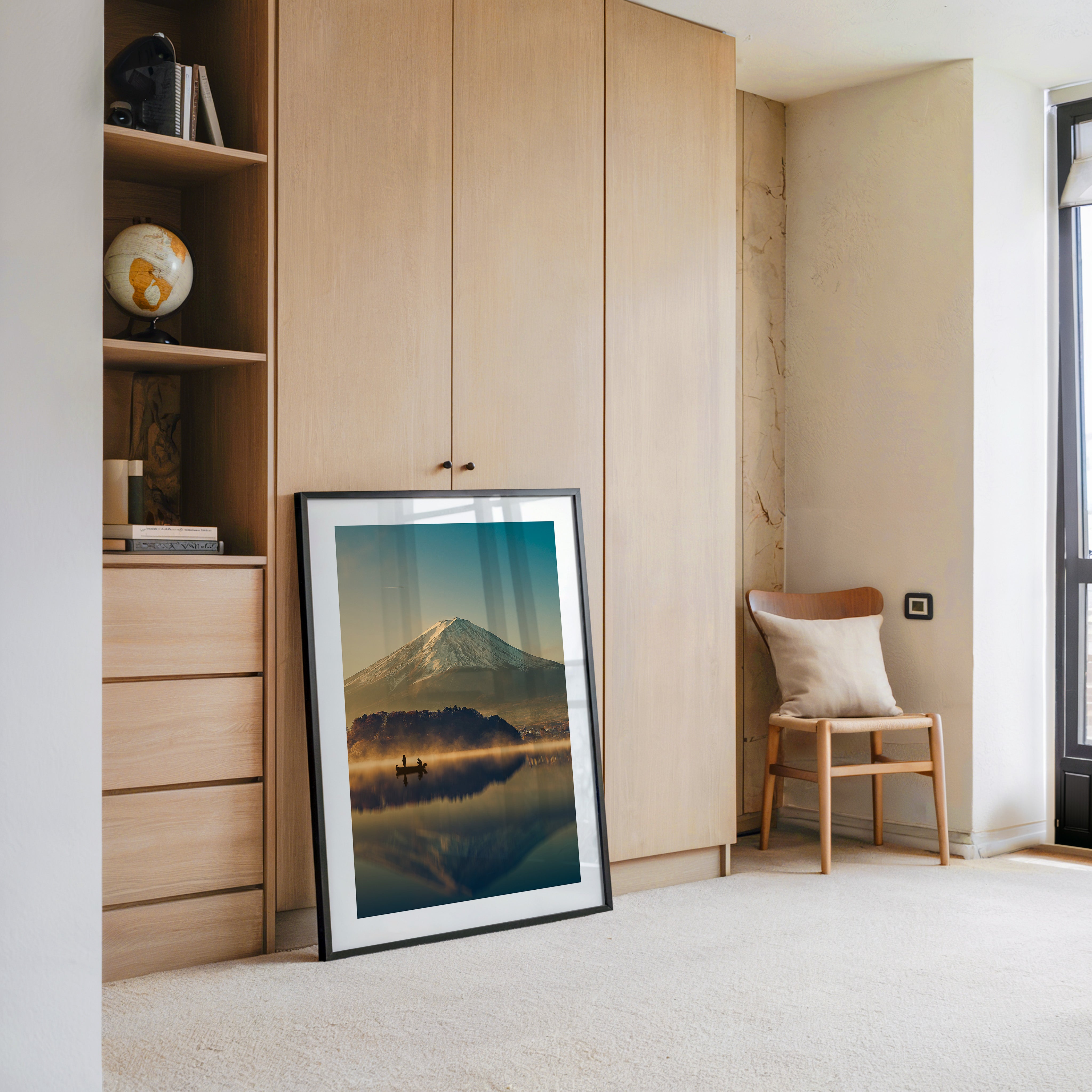 Fischer Boot Bergnebel