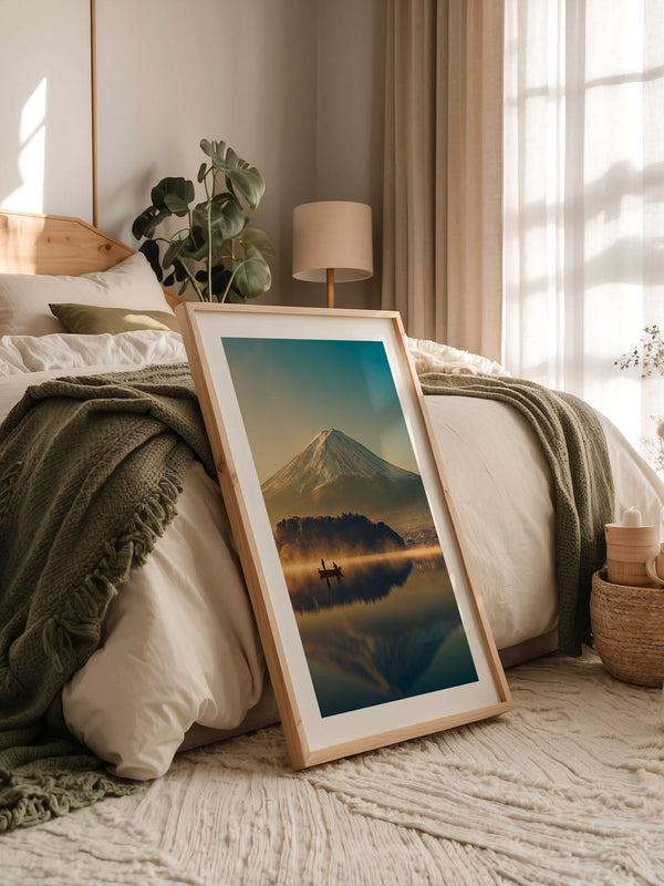 Fischer Boot Bergnebel