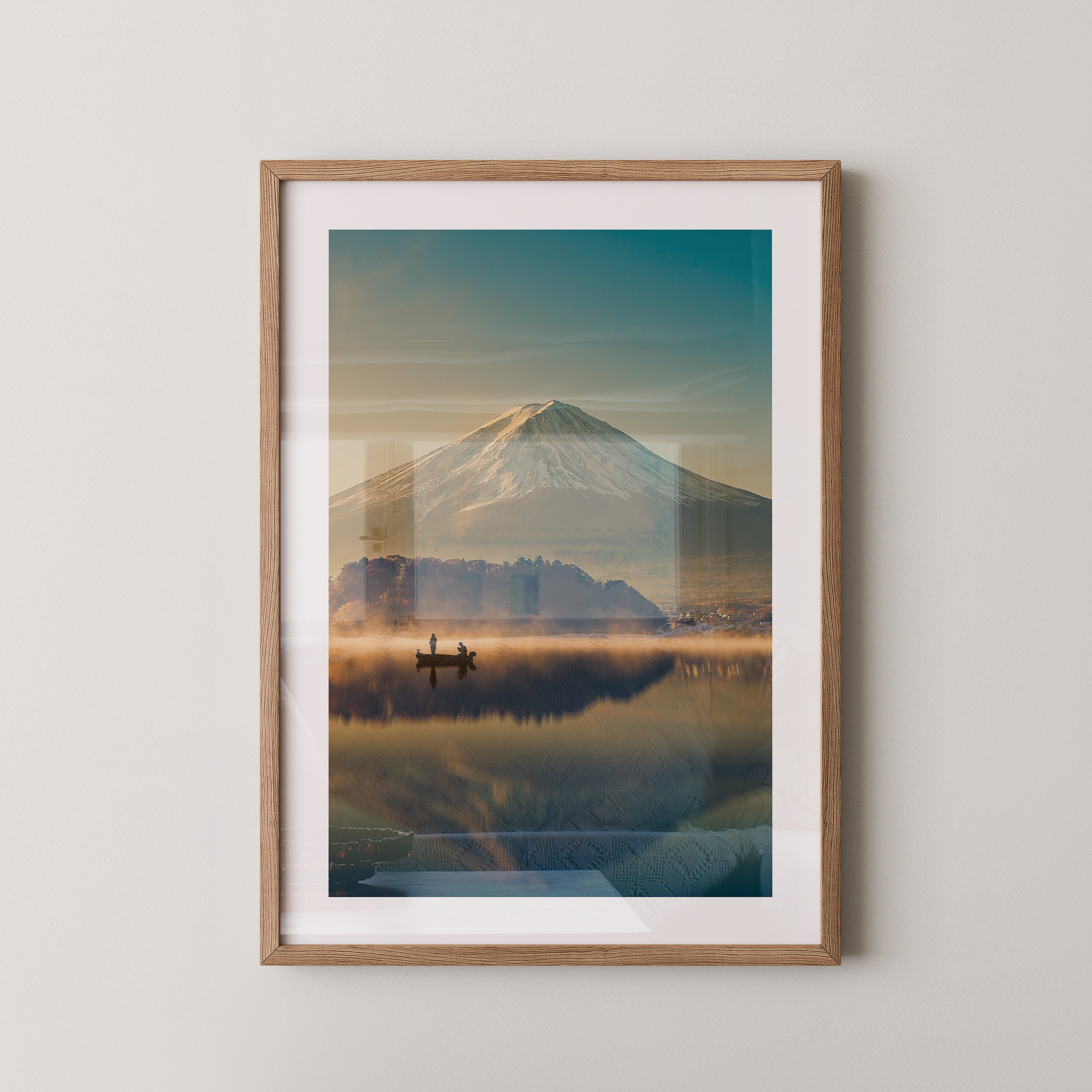 Fischer Boot Bergnebel