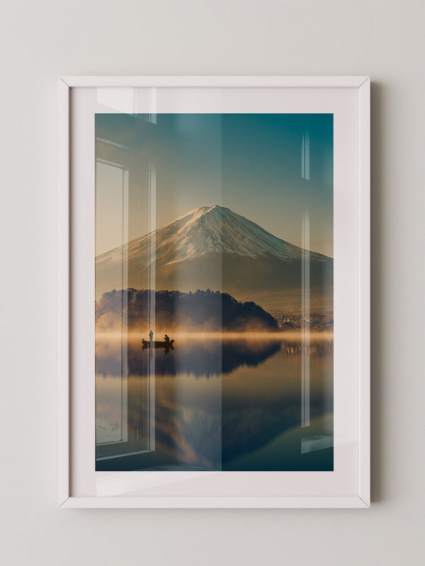 Fischer Boot Bergnebel