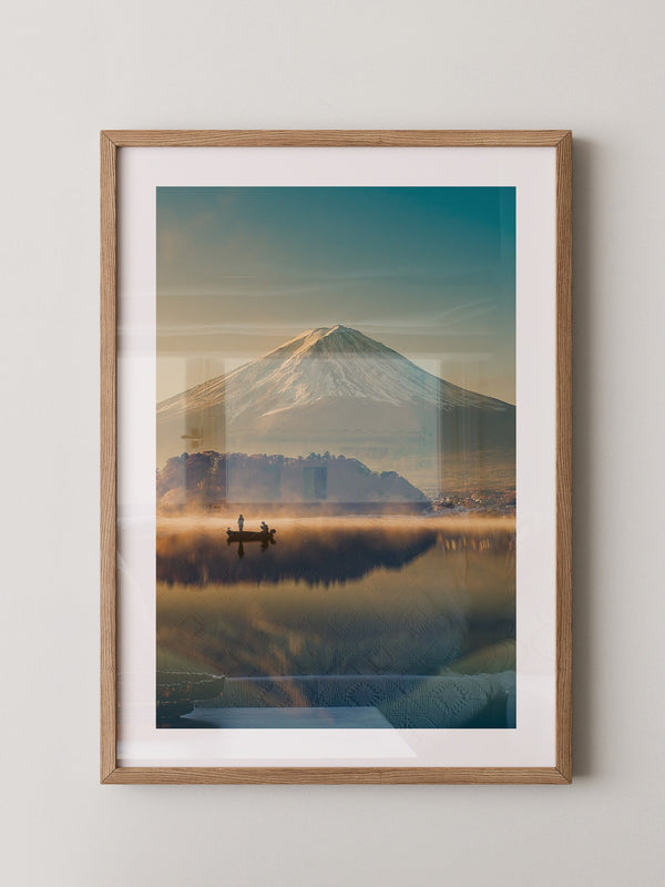 Fischer Boot Bergnebel