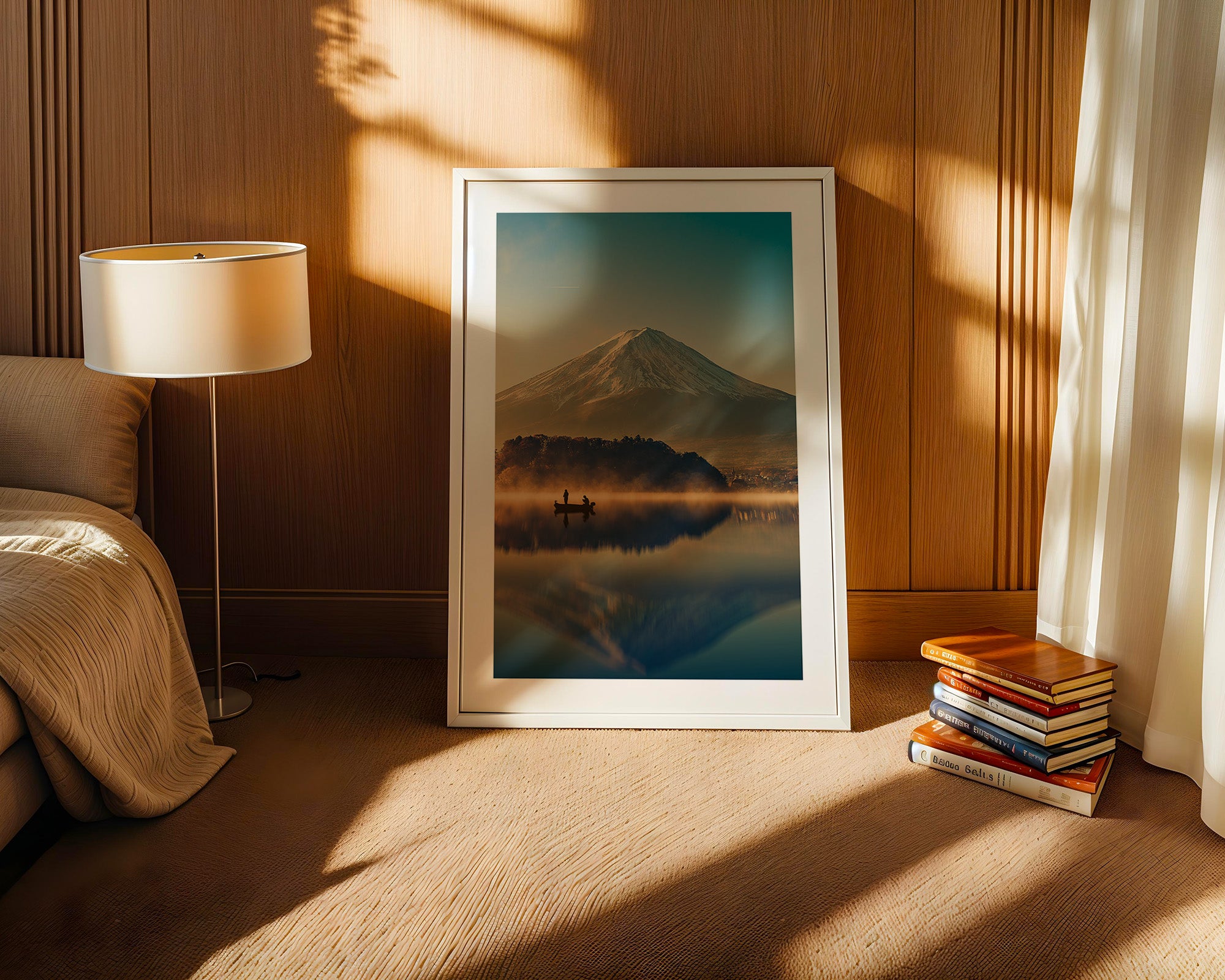 Fischer Boot Bergnebel