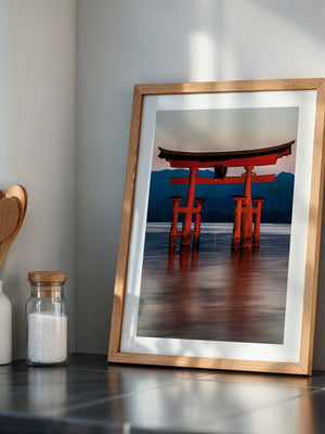 Torii rote Spiegelung