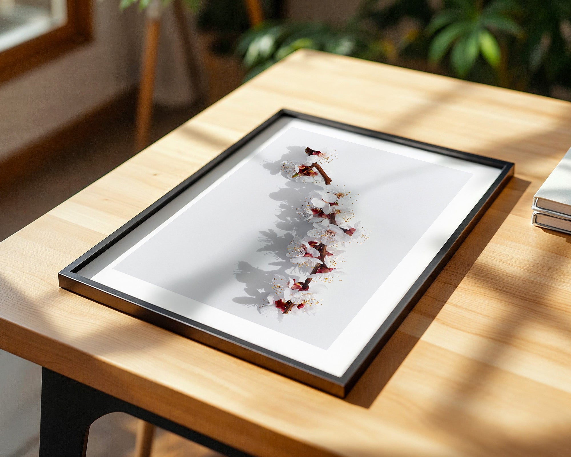 Blütenzweig Schattenlicht