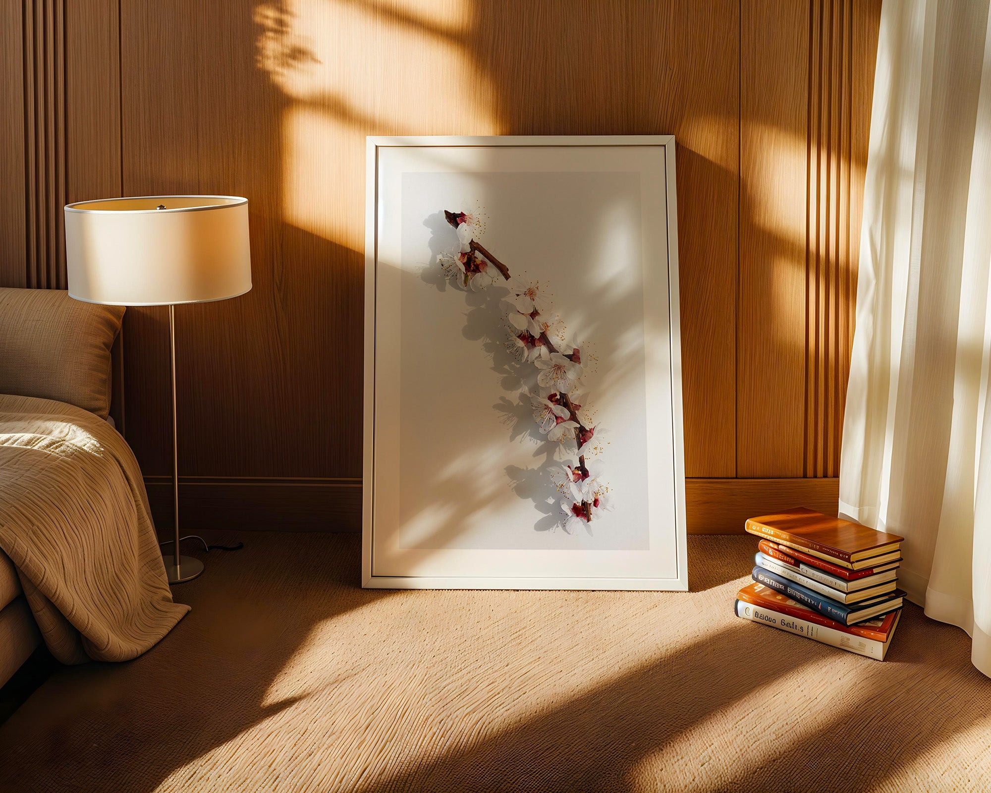 Blütenzweig Schattenlicht