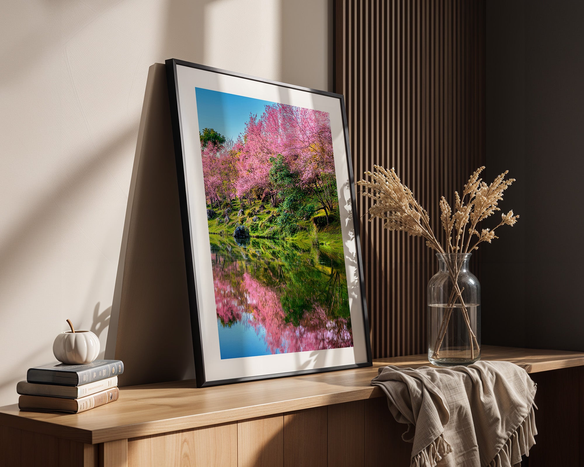 Blüten Spiegelung Frühling