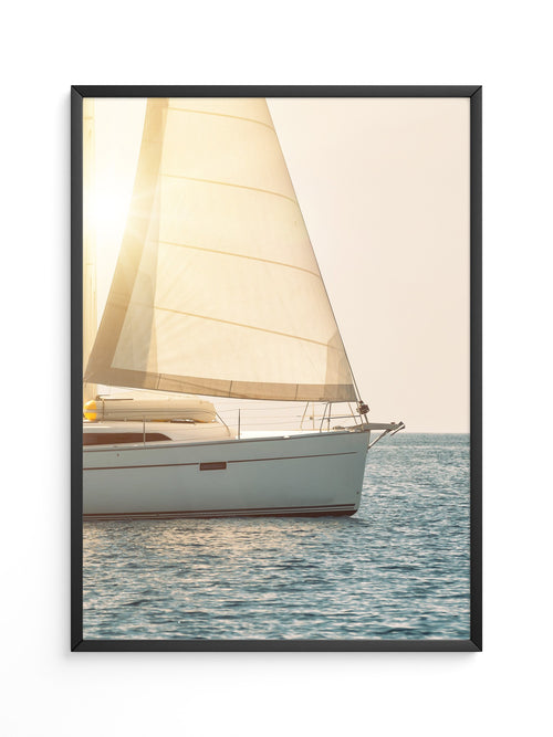 Segelboot Sonnenuntergang Meer