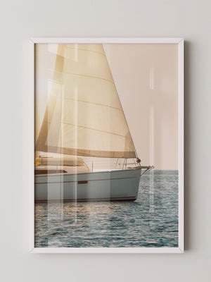 Segelboot Sonnenuntergang Meer