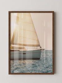 Segelboot Sonnenuntergang Meer