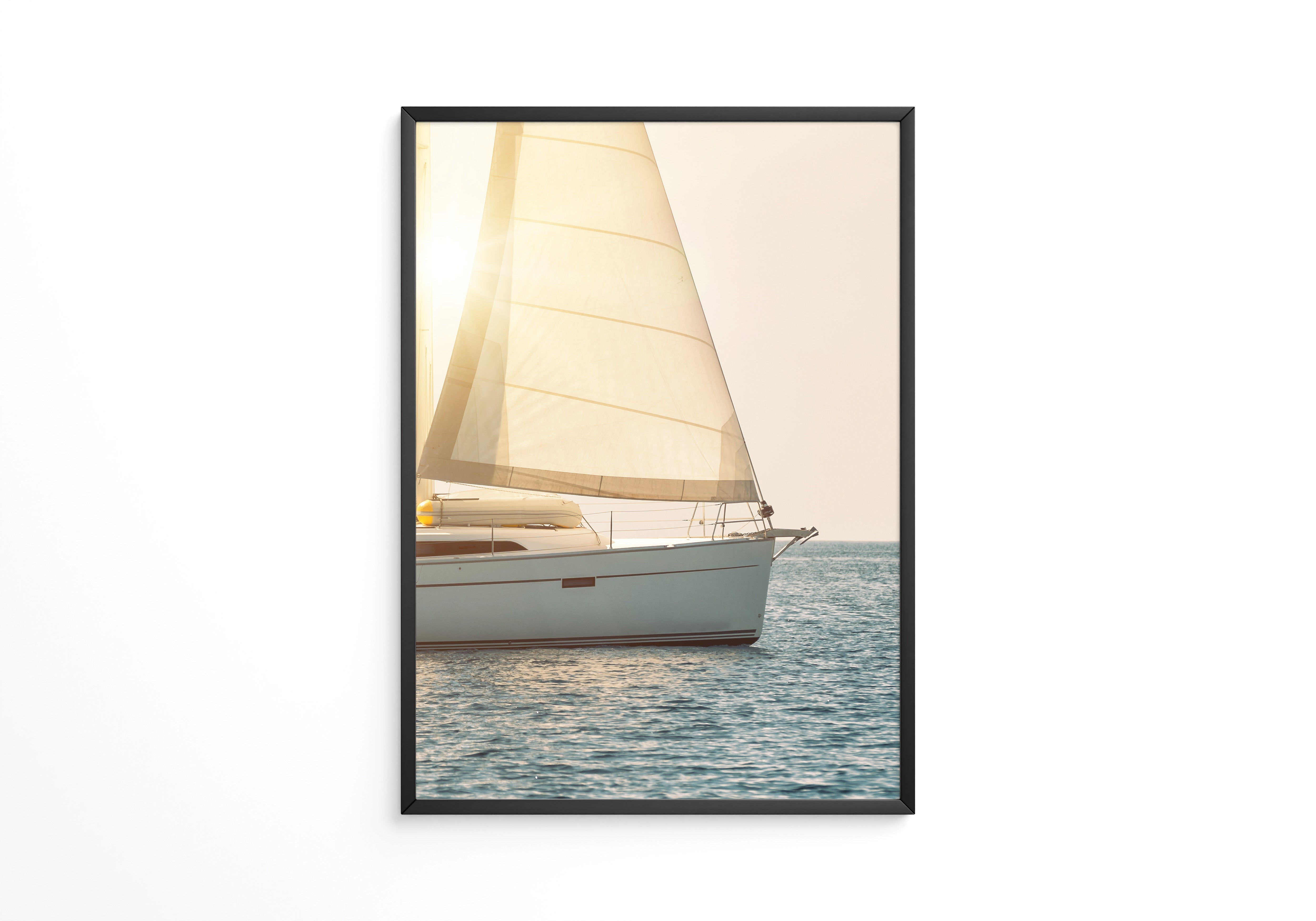 Segelboot Sonnenuntergang Meer