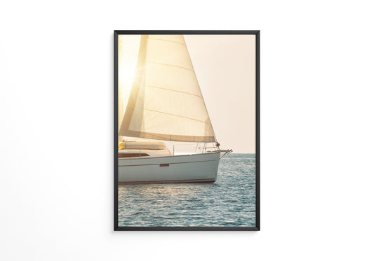 Segelboot Sonnenuntergang Meer