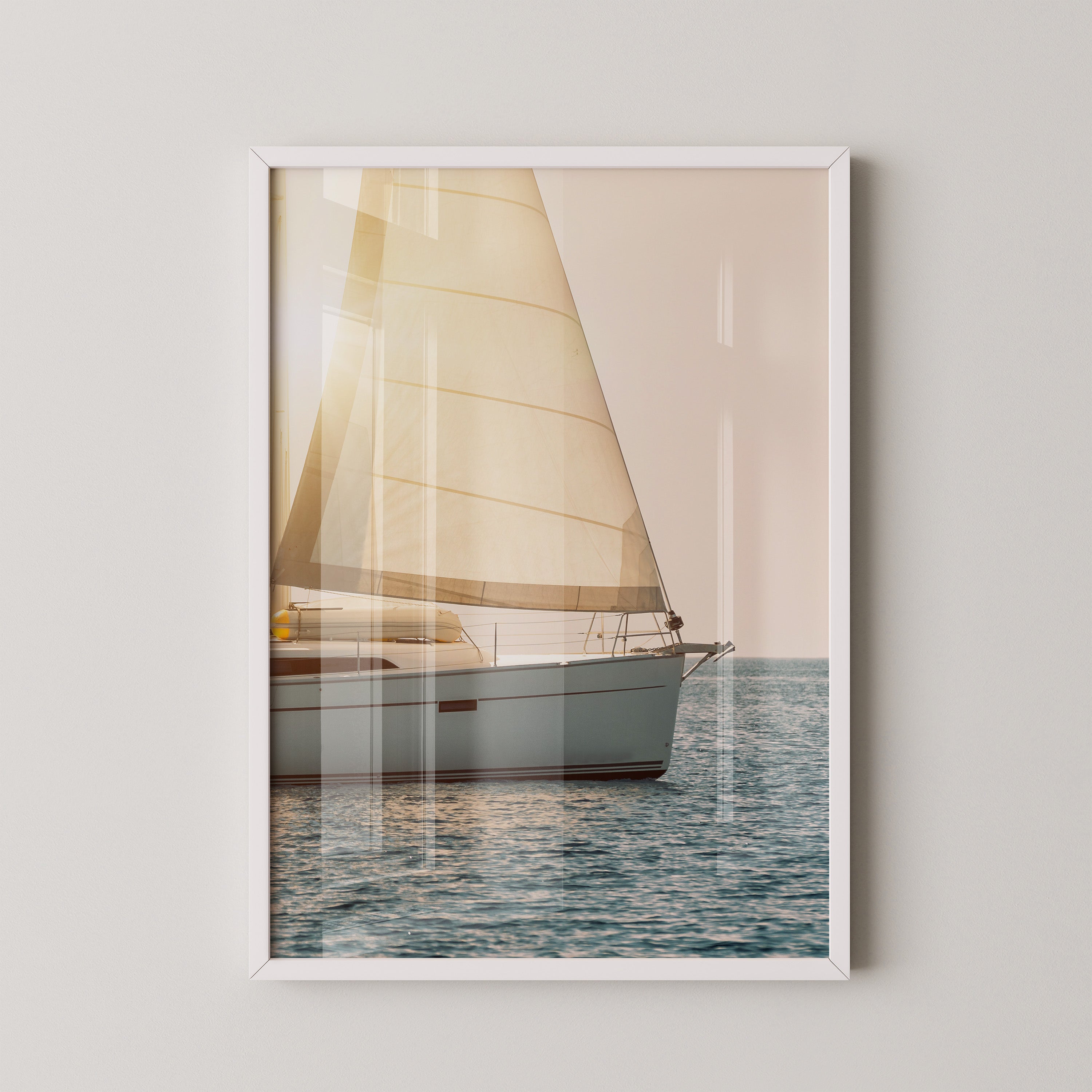 Segelboot Sonnenuntergang Meer