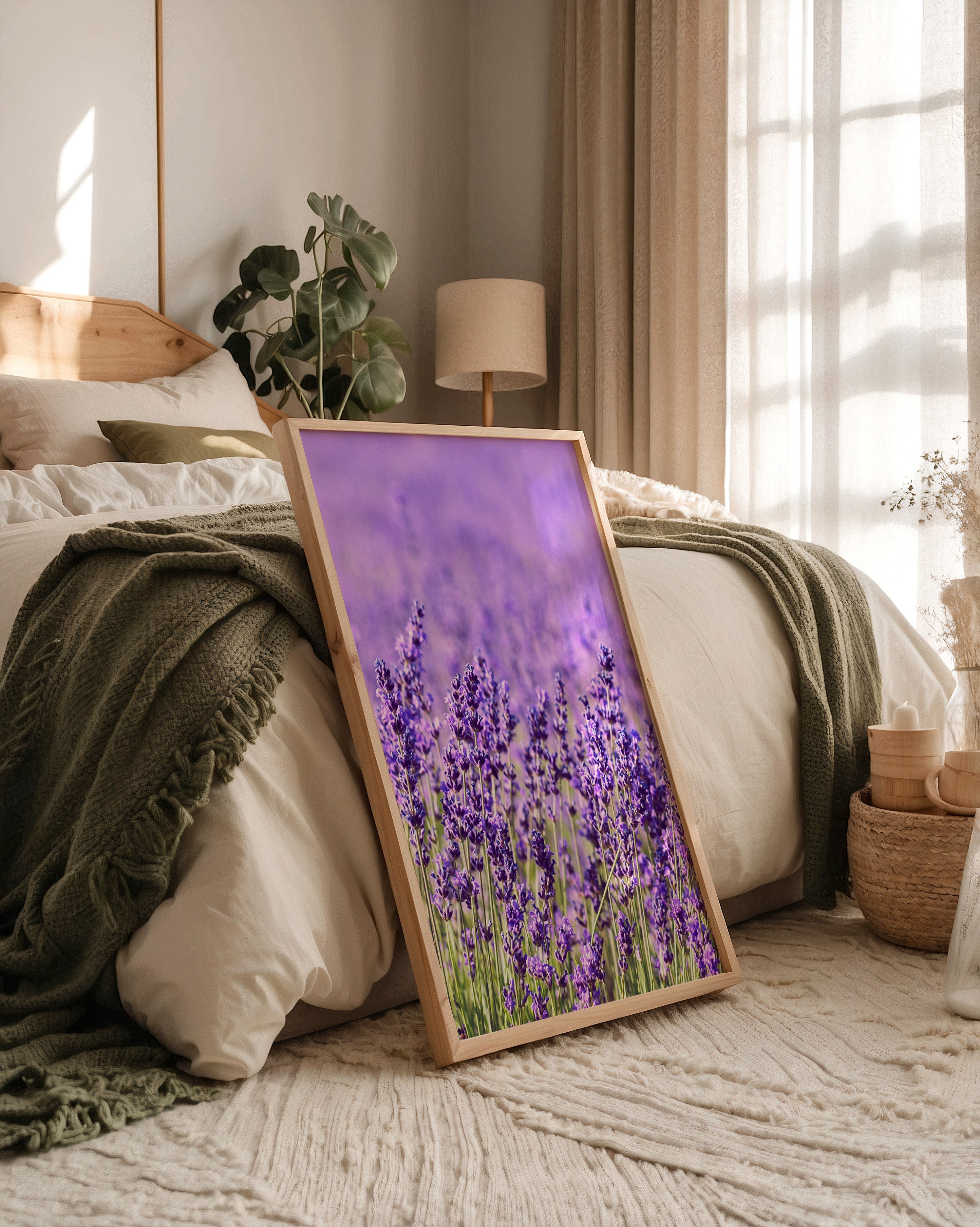 Lavendelfeld Lila Meer