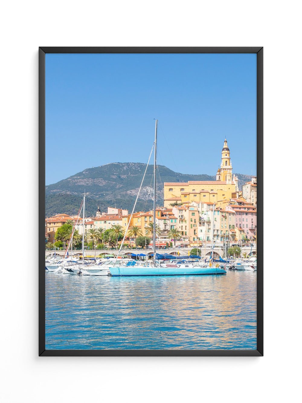 Boote Hafen Pastellfarben