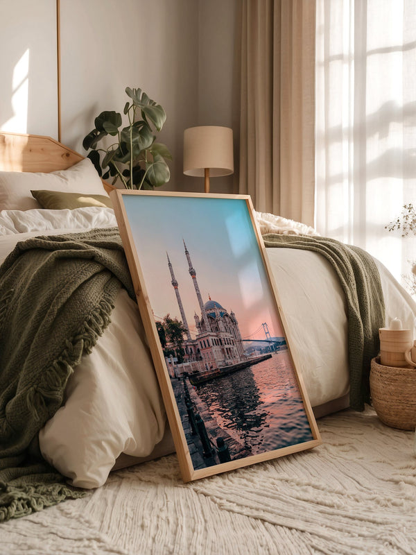 Orientalische Moschee Dämmerung